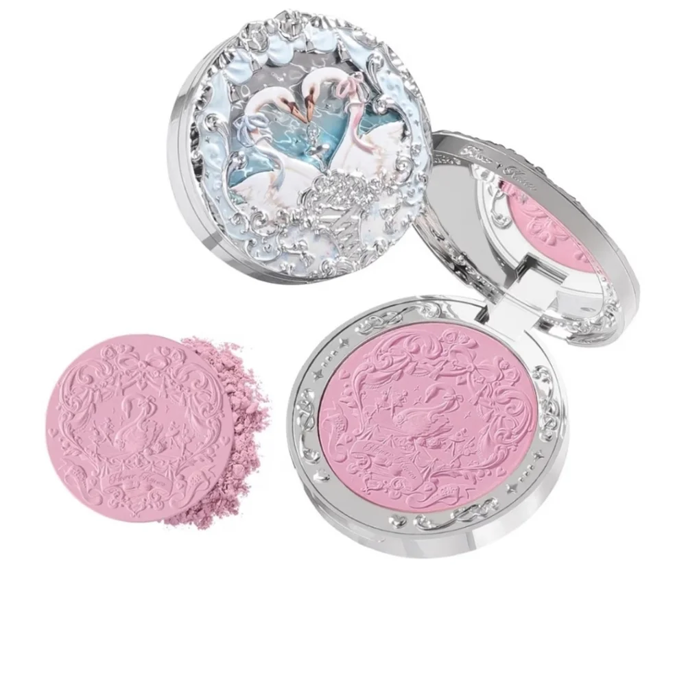 Flower Knows Swan Ballet Embossed Blush Cool Lilac Matte (03 Silky Ribbon)